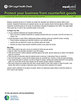 Counterfeit and your business