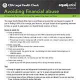Avoiding financial abuse