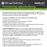 Preventing cyberbullying