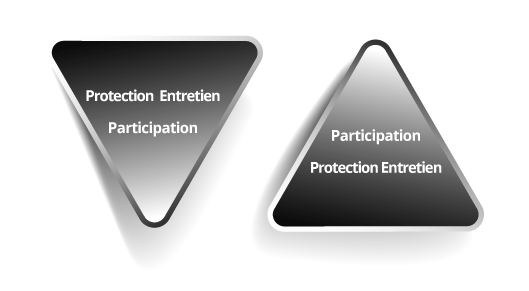 Protection, Entretien et Participation pyramids