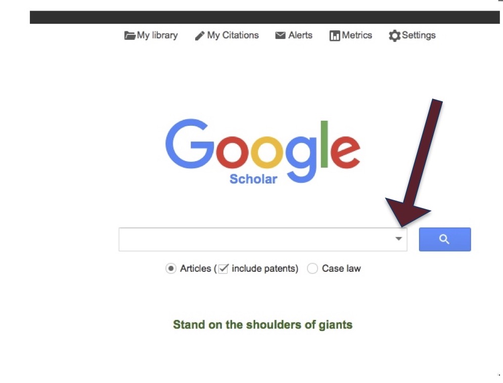 Google Scholar Advance