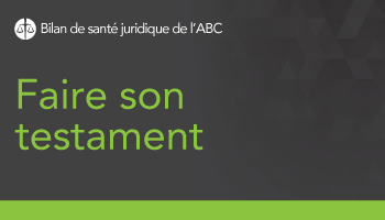 Faire son testament