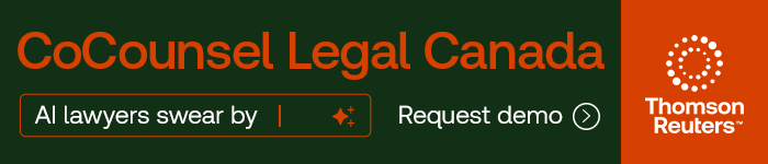 Cocounsel Legal Canada - Ai lawyers sear by Thomson Reuters.