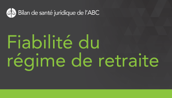 Fiabilité du régime de retraite